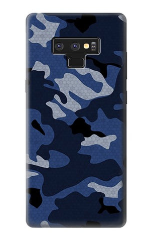 Samsung Galaxy Note9 Hard Case Navy Blue Camouflage