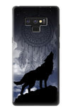 Samsung Galaxy Note9 Hard Case Dream Catcher Wolf Howling