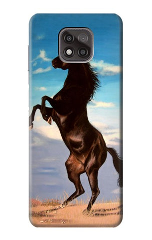 Motorola Moto G Power (2021) Hard Case Wild Black Horse