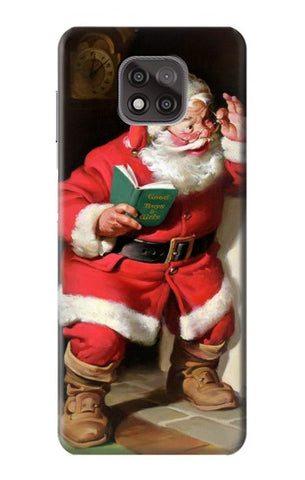 Motorola Moto G Power (2021) Hard Case Santa Claus Merry Xmas