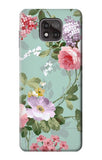 Motorola Moto G Power (2021) Hard Case Flower Floral Art Painting