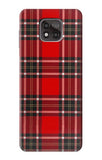 Motorola Moto G Power (2021) Hard Case Tartan Red Pattern