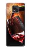 Motorola Moto G Power (2021) Hard Case Red Wine Bottle And Glass