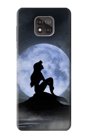Motorola Moto G Power (2021) Hard Case Mermaid Moon Night