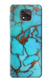 Motorola Moto G Power (2021) Hard Case Aqua Turquoise Rock