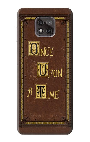 Motorola Moto G Power (2021) Hard Case Once Upon a Time Book Cover