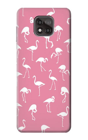 Motorola Moto G Power (2021) Hard Case Pink Flamingo Pattern