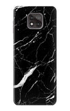 Motorola Moto G Power (2021) Hard Case Black Marble Graphic Printed
