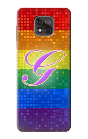 Motorola Moto G Power (2021) Hard Case Rainbow Gay Pride Flag Device