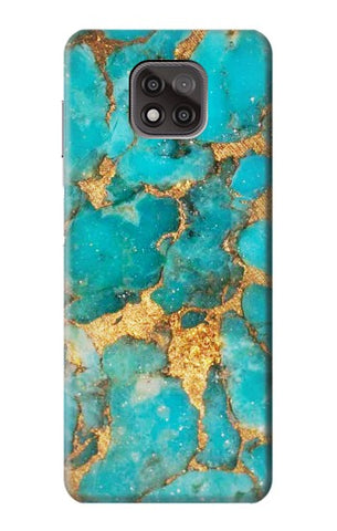 Motorola Moto G Power (2021) Hard Case Aqua Turquoise Stone