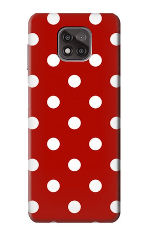 Motorola Moto G Power (2021) Hard Case Red Polka Dots
