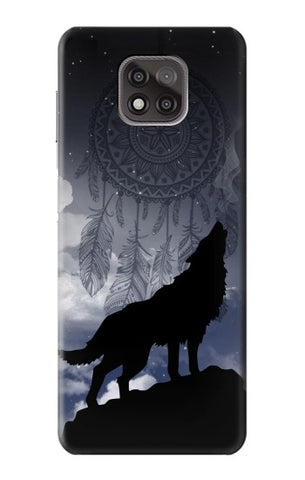 Motorola Moto G Power (2021) Hard Case Dream Catcher Wolf Howling