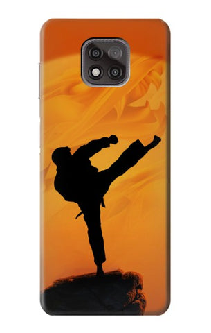 Motorola Moto G Power (2021) Hard Case Kung Fu Karate Fighter