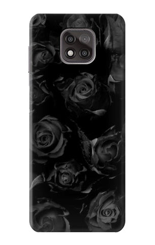 Motorola Moto G Power (2021) Hard Case Black Roses