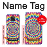 Motorola Moto G Power (2021) Hard Case Colorful Psychedelic with custom name