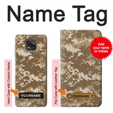 Motorola Moto G Power (2021) Hard Case Army Camo Tan with custom name