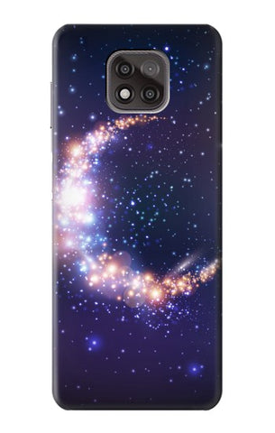 Motorola Moto G Power (2021) Hard Case Crescent Moon Galaxy