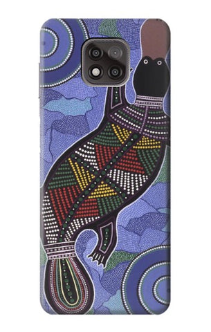 Motorola Moto G Power (2021) Hard Case Platypus Australian Aboriginal Art