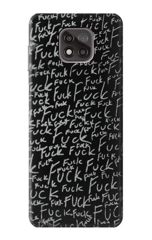 Motorola Moto G Power (2021) Hard Case Funny Words Blackboard