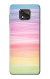 Motorola Moto G Power (2021) Hard Case Colorful Rainbow Pastel