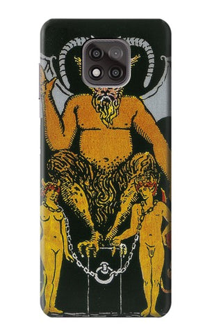 Motorola Moto G Power (2021) Hard Case Tarot Card The Devil
