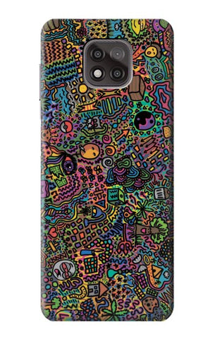 Motorola Moto G Power (2021) Hard Case Psychedelic Art