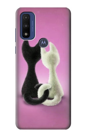Motorola G Pure Hard Case Love Cat