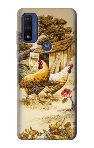 Motorola G Pure Hard Case French Country Chicken