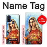 Motorola G Pure Hard Case The Virgin Mary Santa Maria with custom name