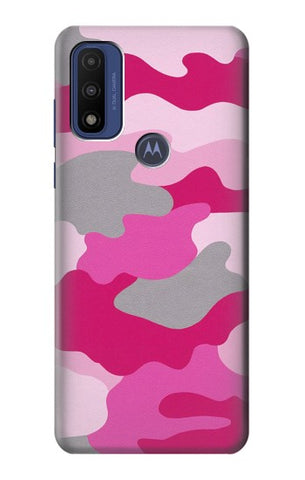 Motorola G Pure Hard Case Pink Camouflage