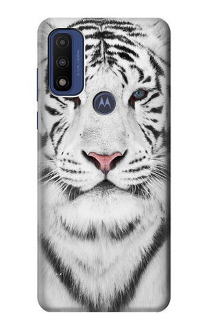 Motorola G Pure Hard Case White Tiger