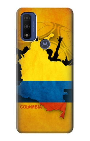 Motorola G Pure Hard Case Colombia Football Flag