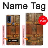 Motorola G Pure Hard Case Treasure Chest with custom name