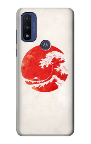 Motorola G Pure Hard Case Waves Japan Flag
