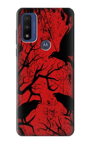 Motorola G Pure Hard Case Crow Black Tree