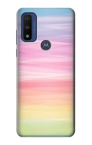 Motorola G Pure Hard Case Colorful Rainbow Pastel