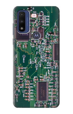 Motorola G Pure Hard Case Electronics Circuit Board Graphic