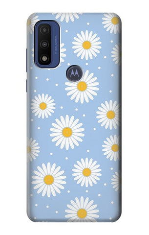 Motorola G Pure Hard Case Daisy Flowers Pattern