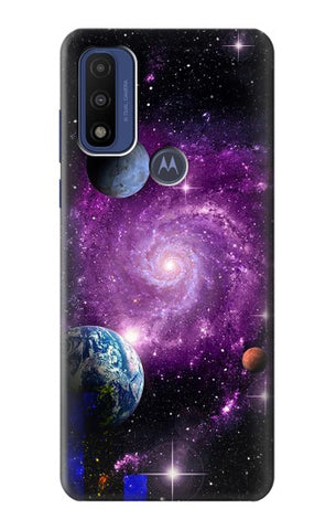 Motorola G Pure Hard Case Galaxy Outer Space Planet