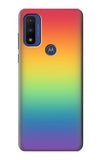 Motorola G Pure Hard Case LGBT Gradient Pride Flag