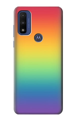 Motorola G Pure Hard Case LGBT Gradient Pride Flag