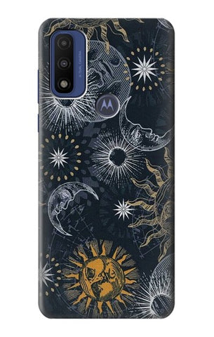 Motorola G Pure Hard Case Moon and Sun