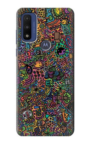 Motorola G Pure Hard Case Psychedelic Art