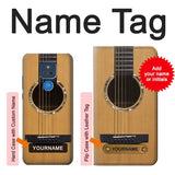 Motorola Moto G Play (2021) Hard Case Acoustic Guitar with custom name