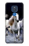Motorola Moto G Play (2021) Hard Case White Horse