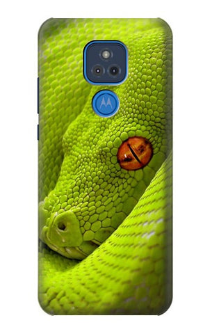 Motorola Moto G Play (2021) Hard Case Green Snake