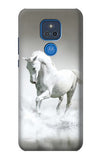 Motorola Moto G Play (2021) Hard Case White Horse