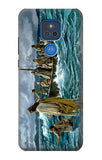 Motorola Moto G Play (2021) Hard Case Jesus Walk on The Sea