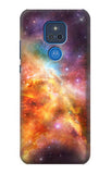 Motorola Moto G Play (2021) Hard Case Nebula Rainbow Space