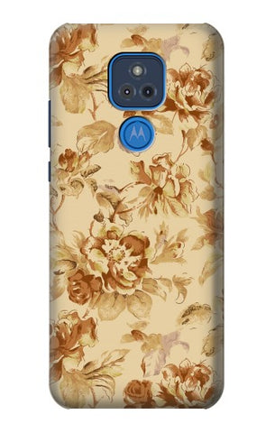 Motorola Moto G Play (2021) Hard Case Flower Floral Vintage Pattern